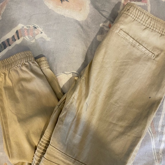 Boys khaki twill joggers - Picture 3 of 3